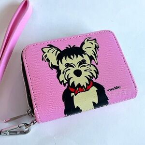 MARK TETRO Yorkie Wallet/Wristlet w/flaw